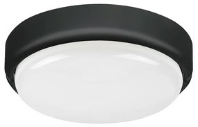 Plafonieră cu LED Rabalux 7407 Hort pentru exterior/baie, negru