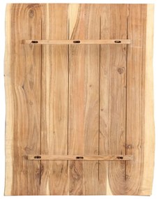 286330 vidaXL Blat de masă, 60x(50-60)x3,8 cm, lemn masiv de acacia