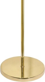 Lampadar cu 3 brate din alama cu abajur albastru Sofis