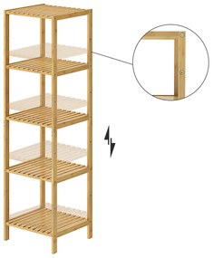 Deuba Raft din bambus - 140x33x33 cm