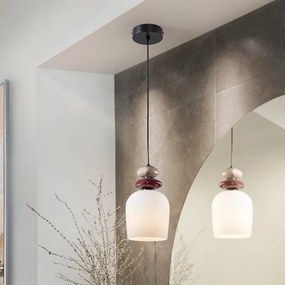 Lustra, Pendul din ceramica si sticla Dunia