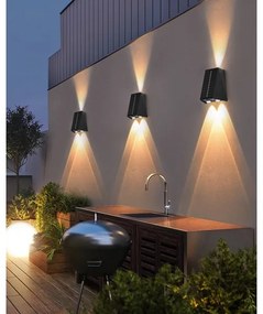 Aplică LED solară Brilagi PYRAMID LED/2W/3,2V 1300 mAh IP54