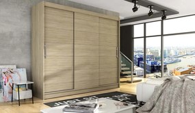 Dulap cu usi glisante Dorian II (stejar sonoma) (fara iluminare). Promo -17%. 1060774