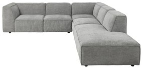 Colțar modular Bonami Selection Fairfield, colț pe dreapta, 266 cm, gri deschis