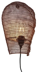 Lampă de perete orientală bronz 35 cm - Nidum