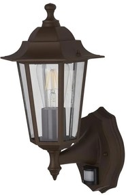 Aplica de perete exterior stil traditional IP44 Alex cu senzor de miscare