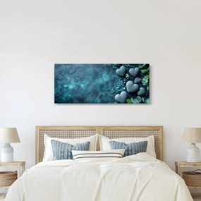 Tablou - Pietre în formă de inimă (120x50 cm)