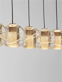 Lustra cu 5 pendule LED design modern LICIO