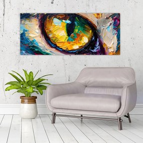Tablou - Ochi de pisică Pictură (120x50 cm)