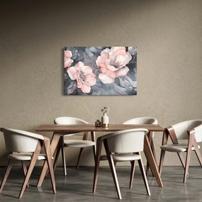 Tablou - Schiță de flori (90x60 cm)
