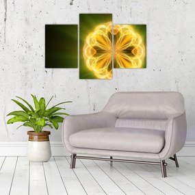 Tablou cu floare galbenă (90x60 cm)