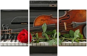 Tablou- Amintire de muzicean (90x60 cm)