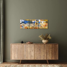 Tablou - Zidul plângerii, Ierusalim, Israel (cu ceas) (90x30 cm)
