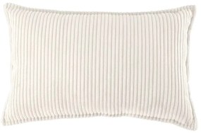 Pernă decorativă pentru copii crem cu tapițerie din catifea reiată Bolster – Wigiwama