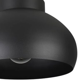 Plafonieră MOGANO 1xE27/40W/230V neagră Eglo 900553