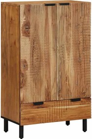 vidaXL Bufet cu raft natural 60 x 33,5 x 100 cm Lemn Solid de Acacia