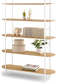 Raft Linde (stejar + alb). 1111369