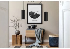 Lustră pe cablu ZIK 2xE27/40W/230V neagră