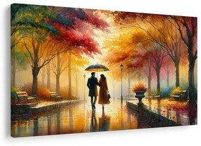 Tablou romantism în parc