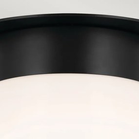 Kichler KL-ALBERS-F-T-BK Plafonieră de tavan ALBERS 1x E27/40W/230V Ø 21,6 cm, negru