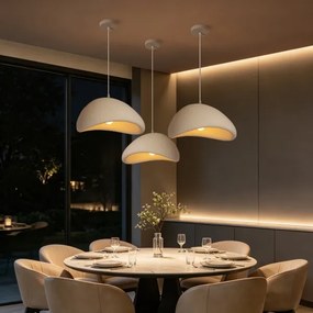 BRILAGI - Lustră pe cablu WABI SABI 1xE27/60W/230V Ø 40 cm alb