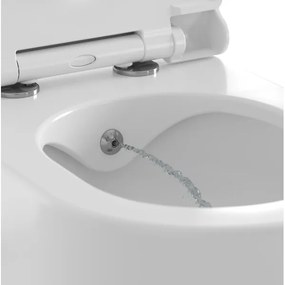 Ravak X01912 - Vas WC suspendat cu duză de bideu CHROME, ceramică, alb