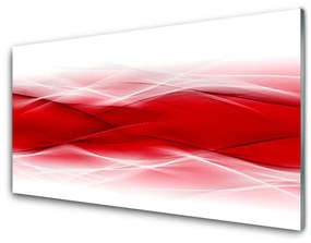 Tablouri acrilice Abstract Art Roșu Portocaliu Alb