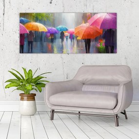Tablou - Zi ploioasă (120x50 cm)