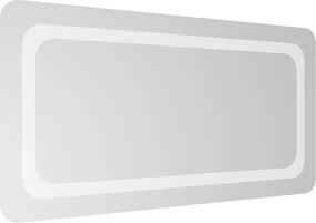 vidaXL Oglindă de baie cu LED, 40x80 cm