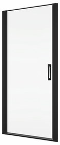 Usa batanta de dus in nisa, 900 mm, negru mat, Ronal Divera 900 mm