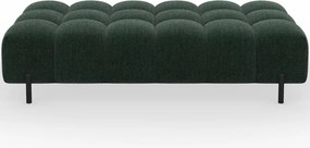 Taburet Tapitat cu Picioare Ferivo, 140x70x40 cm, dark verde velvet – Amore 35