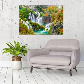 Tablou - Parcul Național Lacurile Plitvice (90x60 cm)