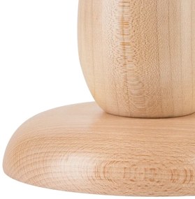 Lampă de masă AMFORA 1xE27/60W/230V bej/fag