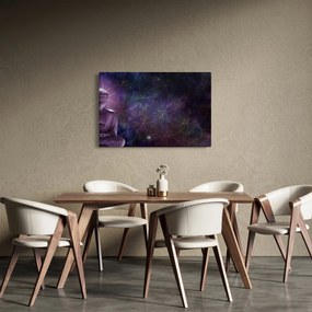 Tablou - Buddha cu florile vieții (90x60 cm)