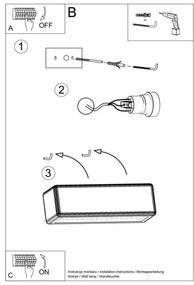 Aplică SUBANI 1xE27/60W/230V
