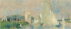Tablou - Auguste Renoir, Regatta at Argenteuil, reproducere (120x50 cm)