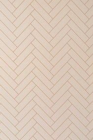 Tapet Herringbone, Sandy Beige, Majvillan