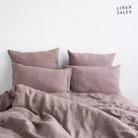 Lenjerie de pat roz din in pentru pat dublu/extinsă 200x220 cm – Linen Tales