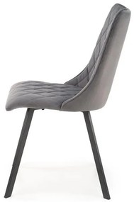 Scaun K450 velvet gri