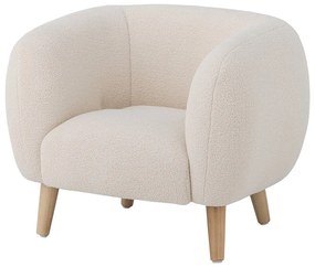 Fotoliu de copii alb Cade – Bloomingville Mini