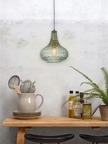 Pendul design modern Venice drop green