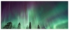 Tablou cu Northern Lights (120x50 cm)