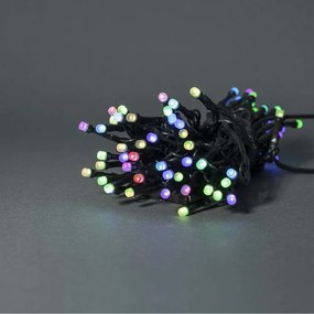 Nedis WIFILX01C42-LED Ghirlandă LED RGB pentru exterior, 42 LED-uri/8 funcții, 8 m, IP65, Wi-Fi Tuya