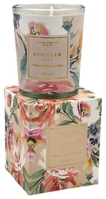 Lumanare parfumata VANILLA  LILY, pahar sticla, 5x6 cm