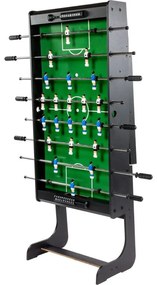 Fotbal de masă Belfast, 121 x 101 x 79 cm, pliabil, negru