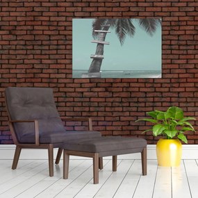 Tablou - Palma în Caraibe (90x60 cm)