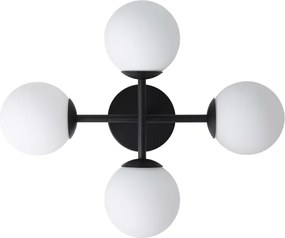 Eglo 902094 - Plafonieră LED aplicată pentru baie CASTROVIDO 4xG9/4,2W/230V IP44 neagră