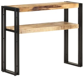 vidaXL Masă consolă, 90x30x75 cm, lemn de mango nefinisat