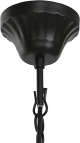 Candelabru din metal, negru, cu 6 brațe, 46 x 54 cm, „Cayeux”