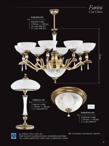 Candelabru 12 brate design clasic realizat manual Farini